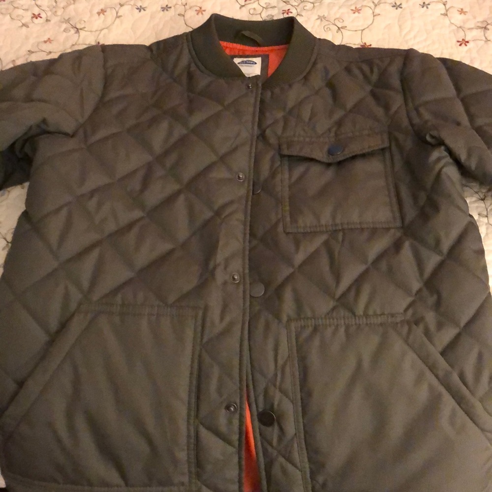 Boys olive green Old Navy coat